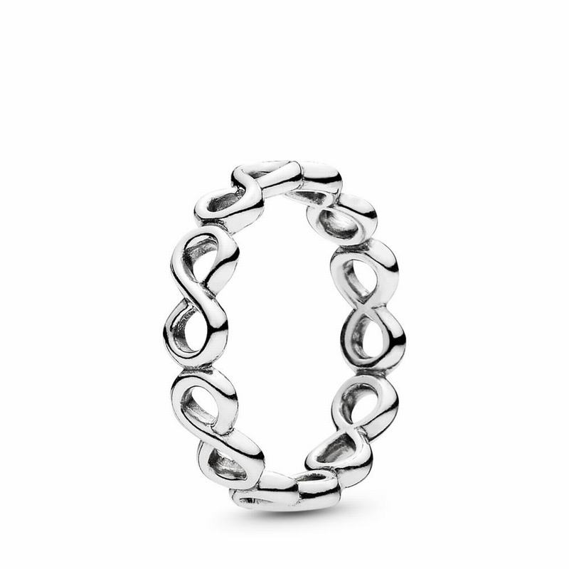 Pandora Infinite Shine Stackable Ring NZ, Sterling Silver (930451-GTA)